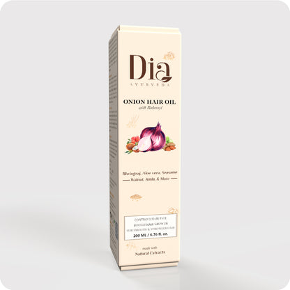 Dia Ayurveda Onion Hair oil With Redensyl - 200ml